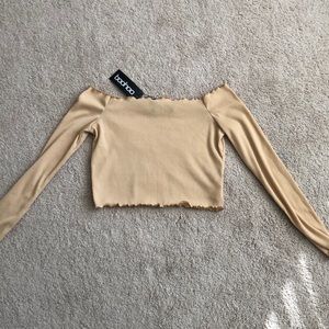 Boohoo Off The Shoulder Crop